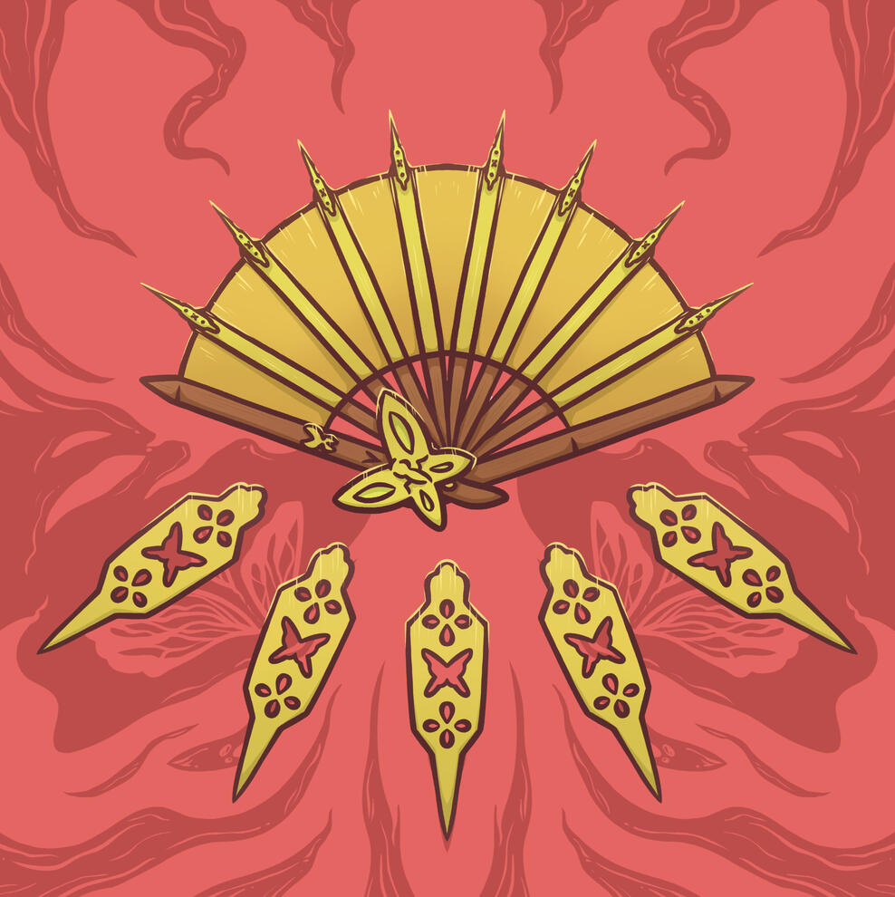 Hua Cheng&#39;s Armoury Fan