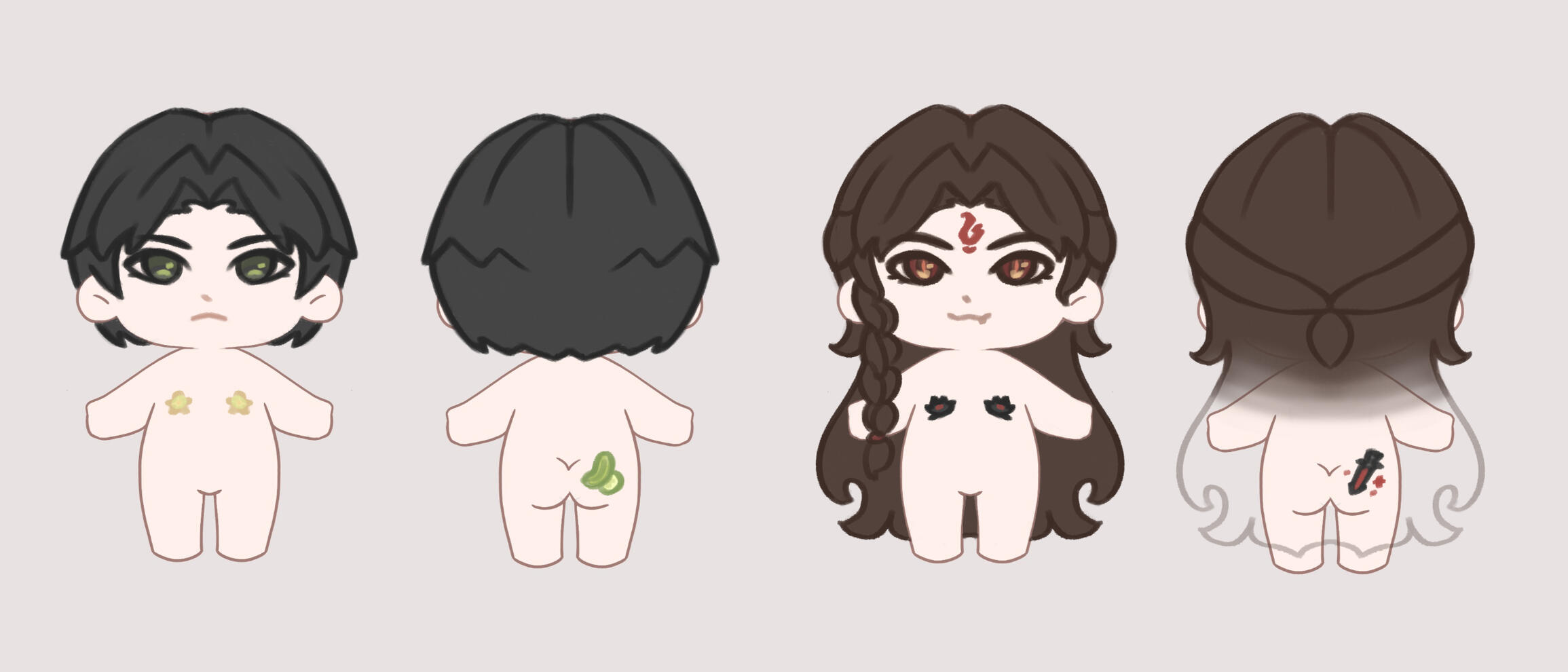 Binggeyuan 10cm Dolls (rough concept)