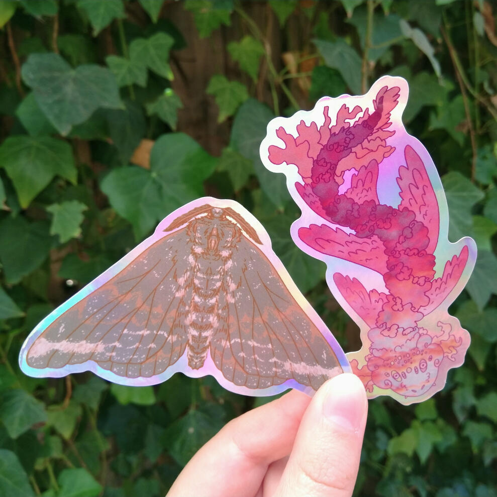 Holo Creature Stickers