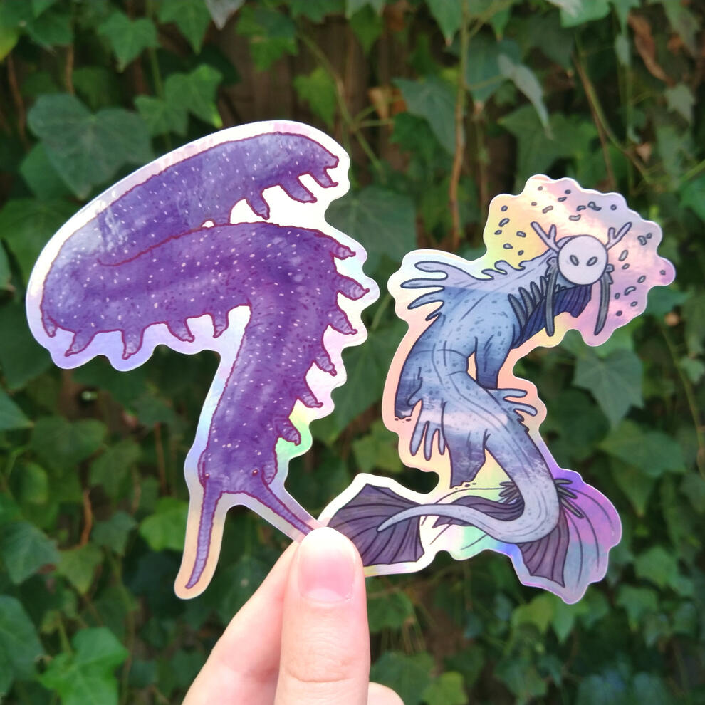Holo Creature Stickers
