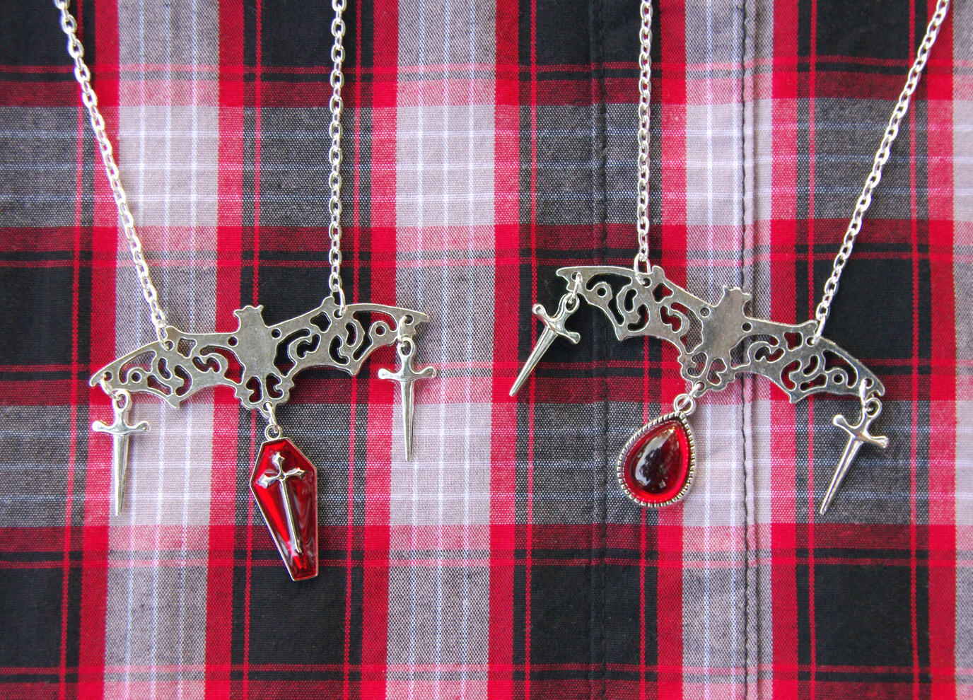 Vampire Bat Necklaces