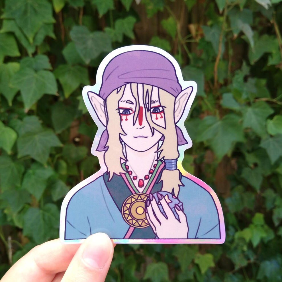 Holo Kusuriuri Sticker