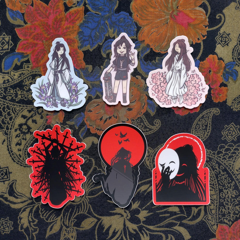 P4P Character Stickers