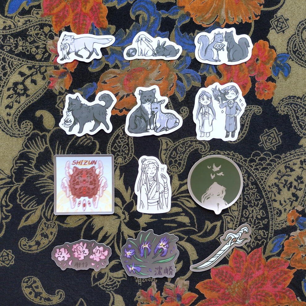 P4P Danmei Mini Stickers