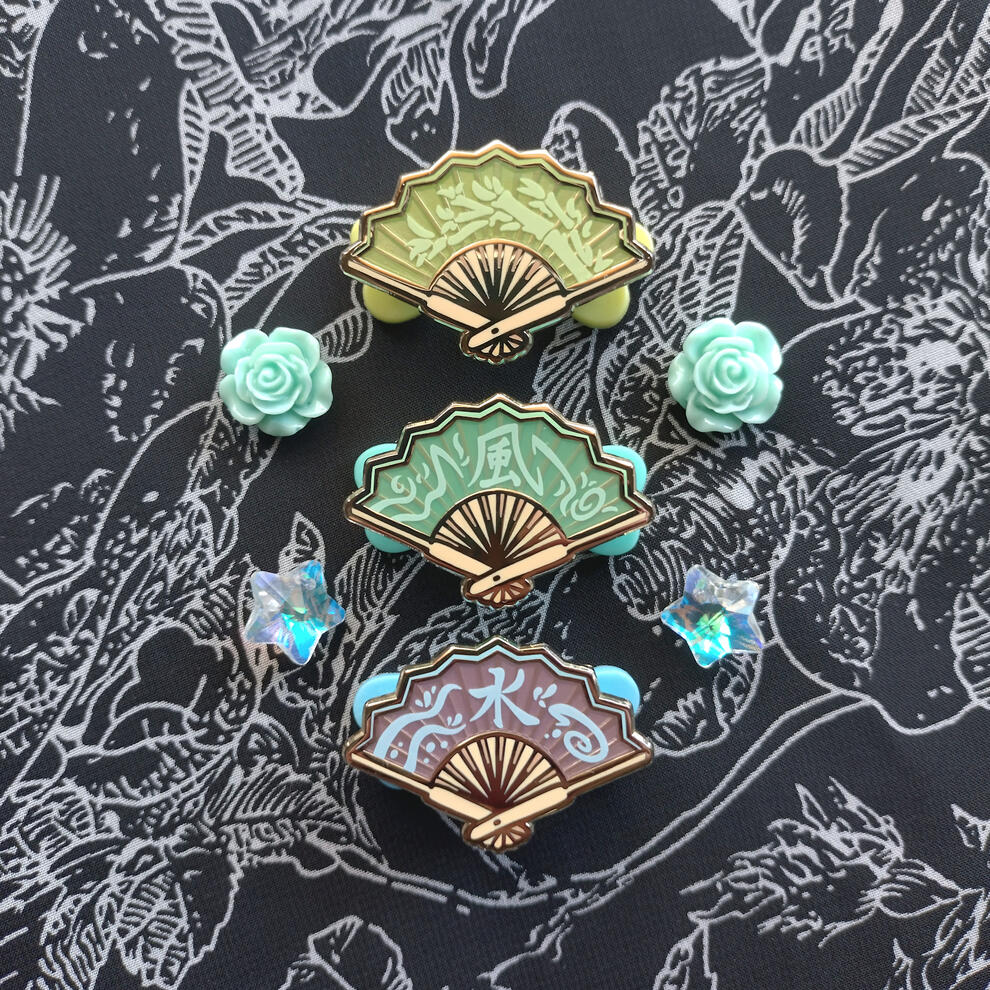 Elemental Fan Pins (v1)